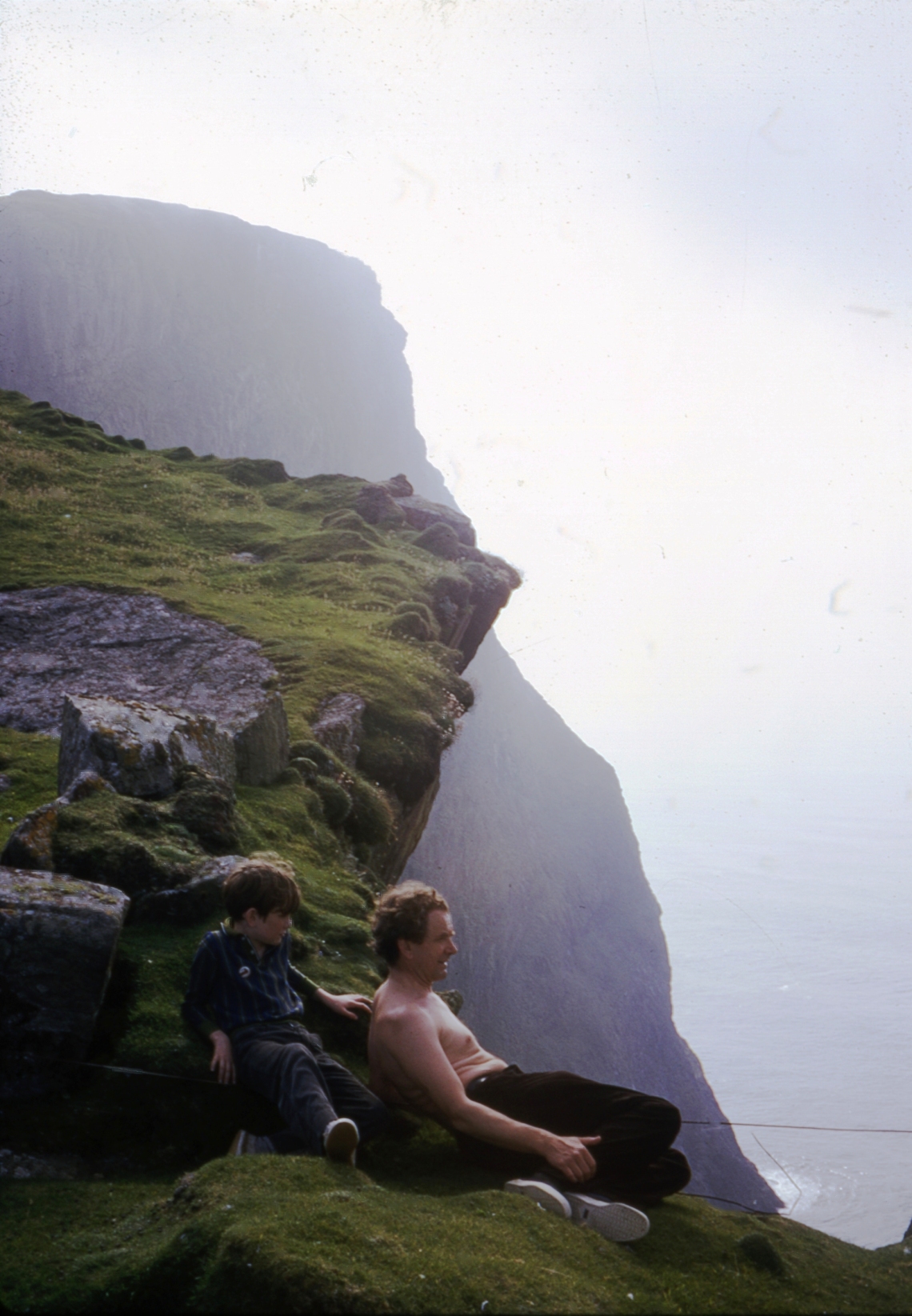 img 299 Cliffs, 700ft Mingulay Sept 1970