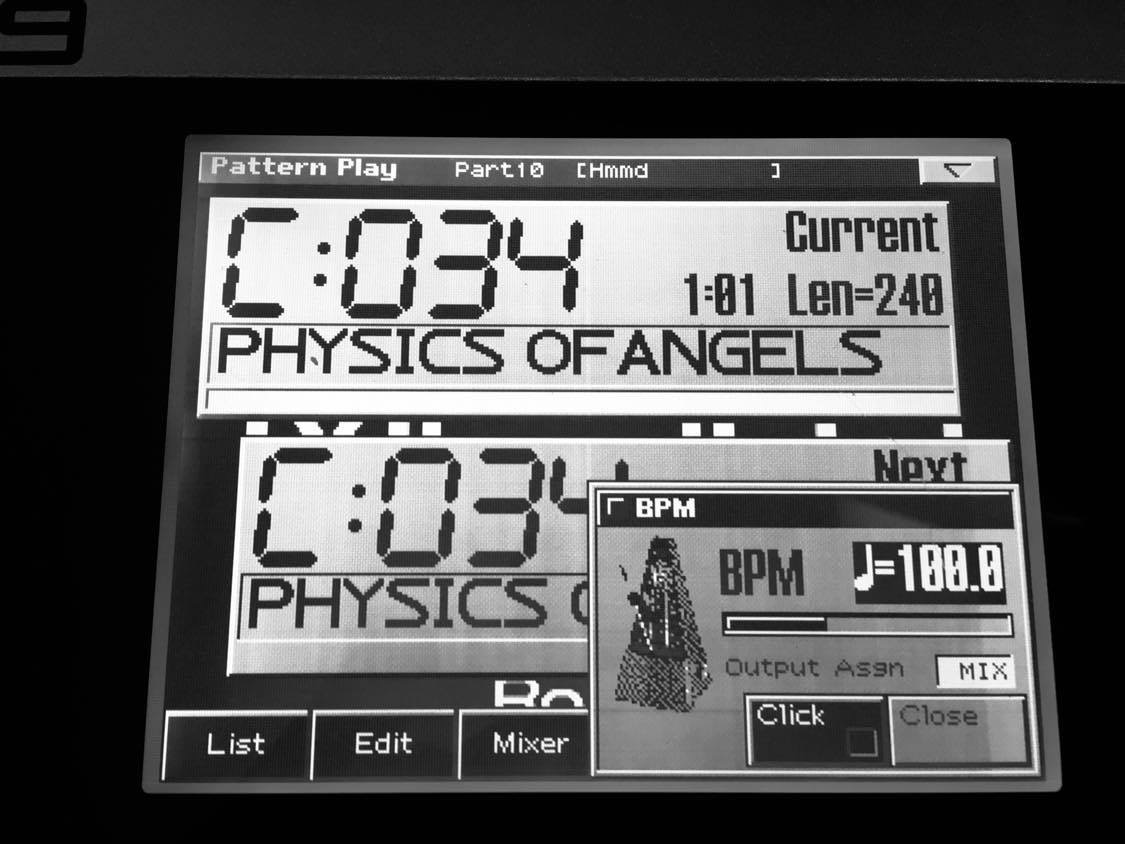 Roland 909 sequencer screen2